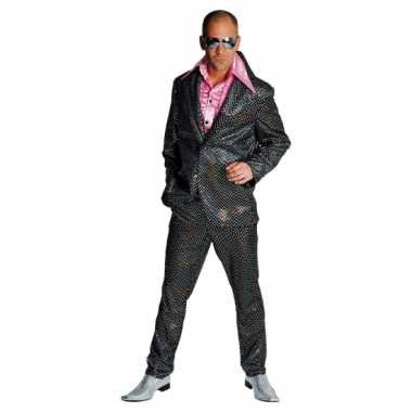 Carnaval Disco kleding heren zwart