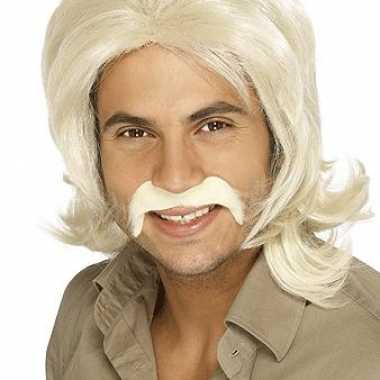 Jaren 70 herenpruiken blond