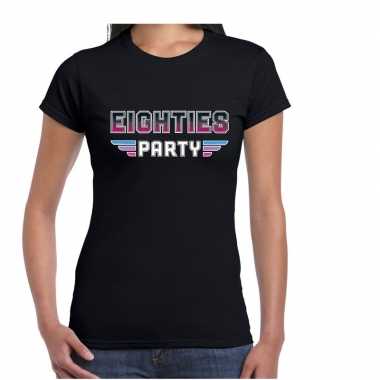 Party 70s/80s/90s feest shirt disco thema dames