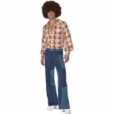 Patchwork jaren 70 kleding heren