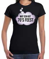 70s party shirt wat een kut 70s feest zwart dames