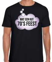 70s party shirt wat een kut 70s feest zwart heren